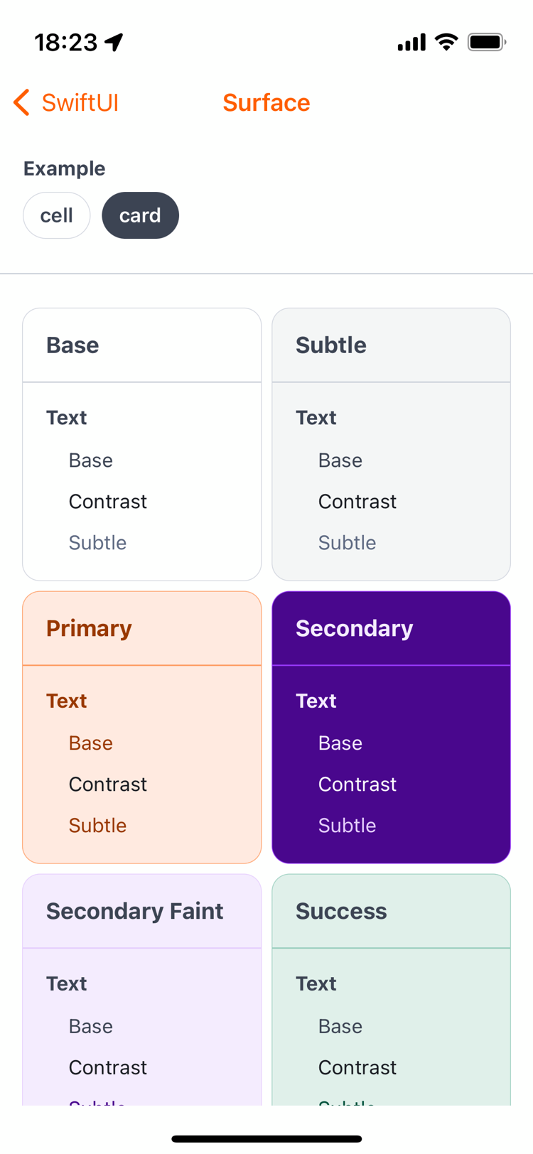 Lina Design System - Mobile iOS 4